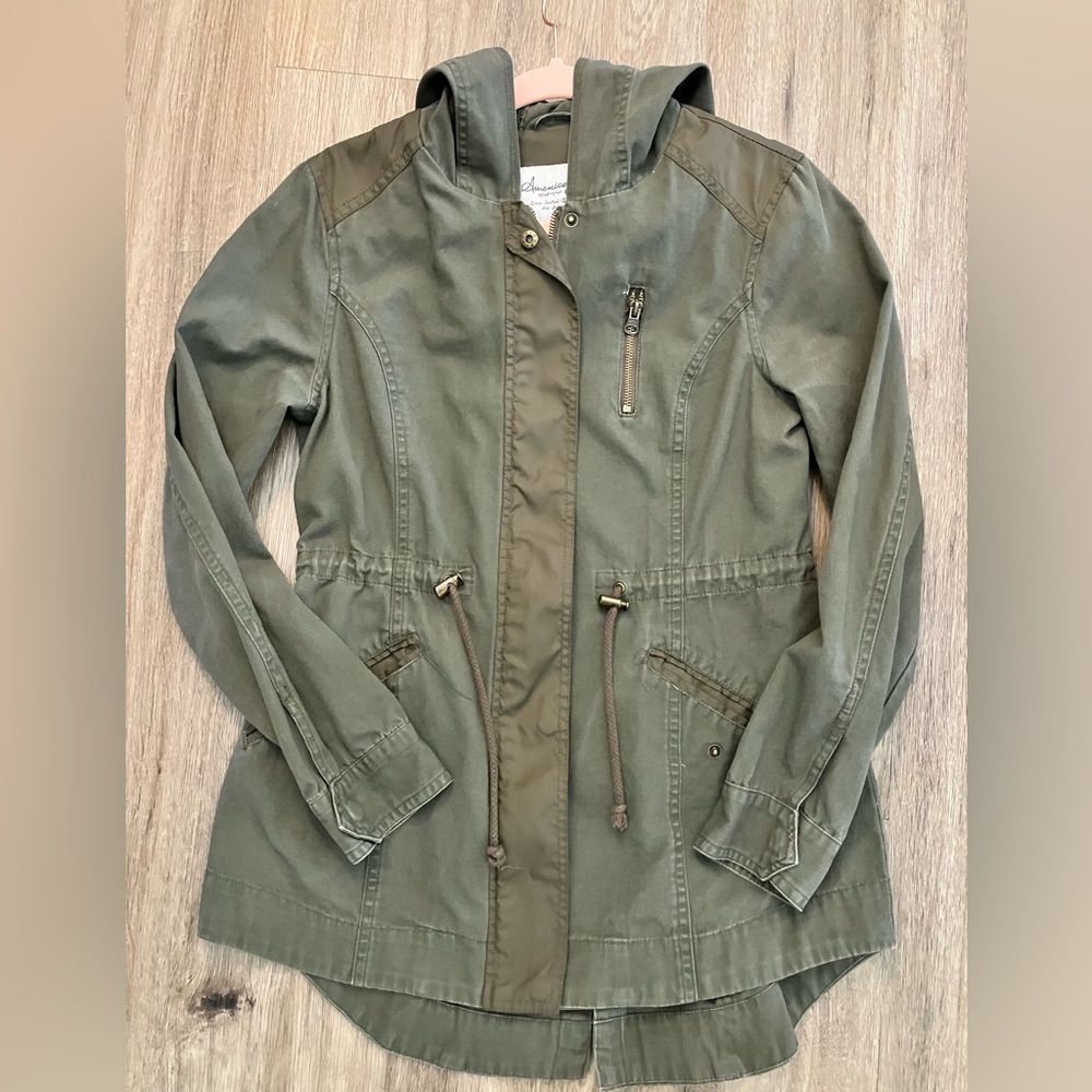 AMERICAN RAG Women’s Army  Green Utility Jacket. Size Small.